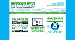 Desktop Screenshot of gardenspotpromotions.com